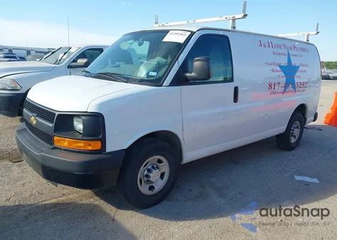 2016 Chevrolet Express 2500 Work Van из США, поврежденный, VIN 1GCWGAFF0G1180897